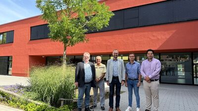 von Links: Mirko Witkowski, Günter Weißt, Ralph Ulbrich, Gerhard Stern, Ali Zarabi Foto: John Baumann